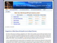 Tablet Screenshot of essaysorigin.com